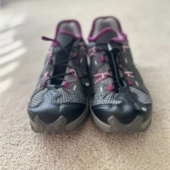 Pearl Izumi W X-Alp Drift II Cycling Shoes US 8.5 40 Gray Pink 2 Bolt - Picture 4 of 7